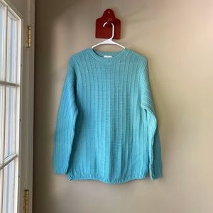 Vintage Bobbie Brooks Anywear Blue Sweater Made in USA S